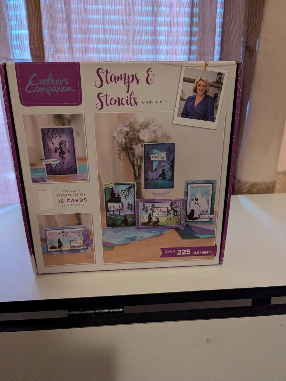 NEW Crafters Companion Stamps & Stencils Craft Kit, #51. 225 Pcs